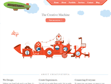 Tablet Screenshot of creativetopia.com